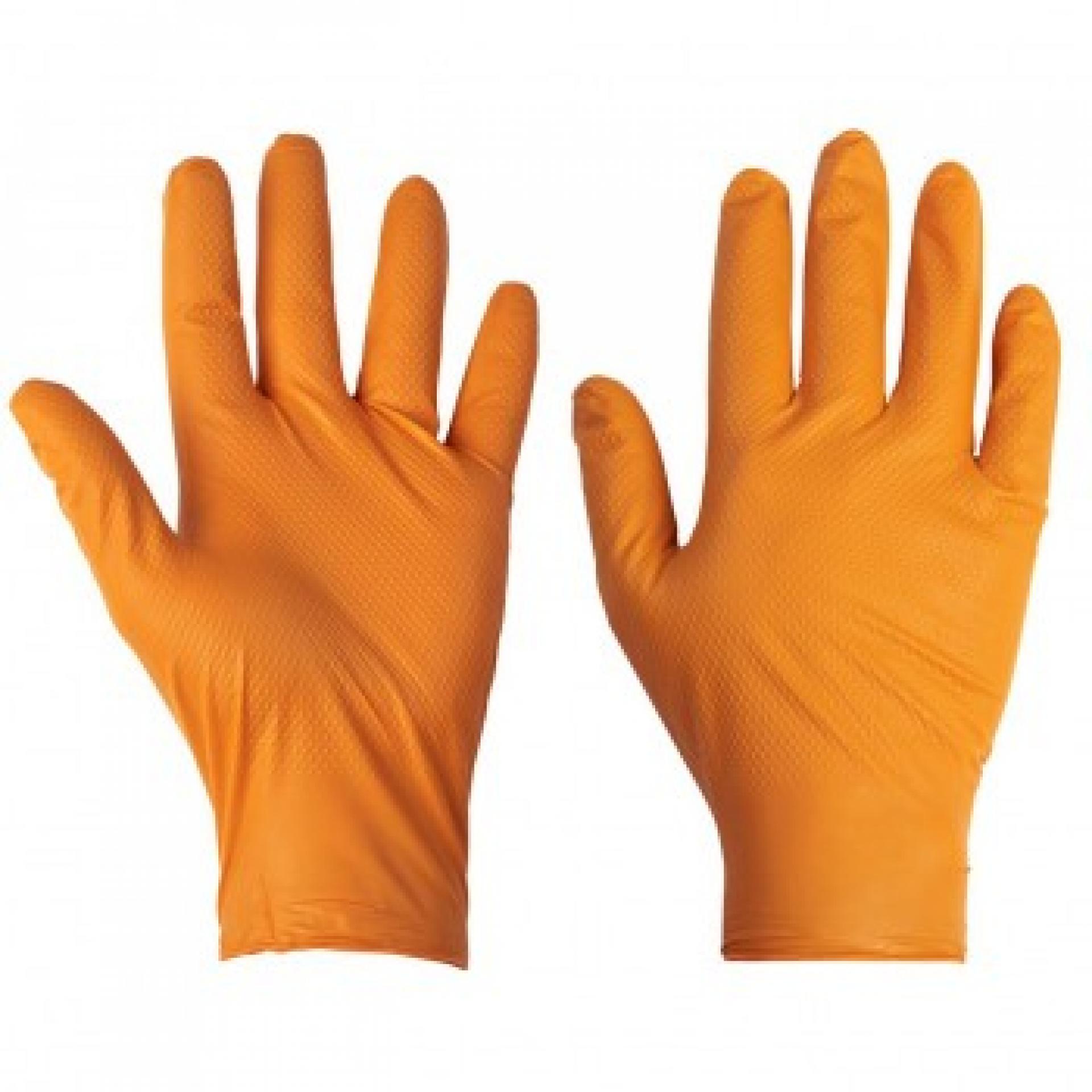 Diamond Grip Nitrile Gloves 